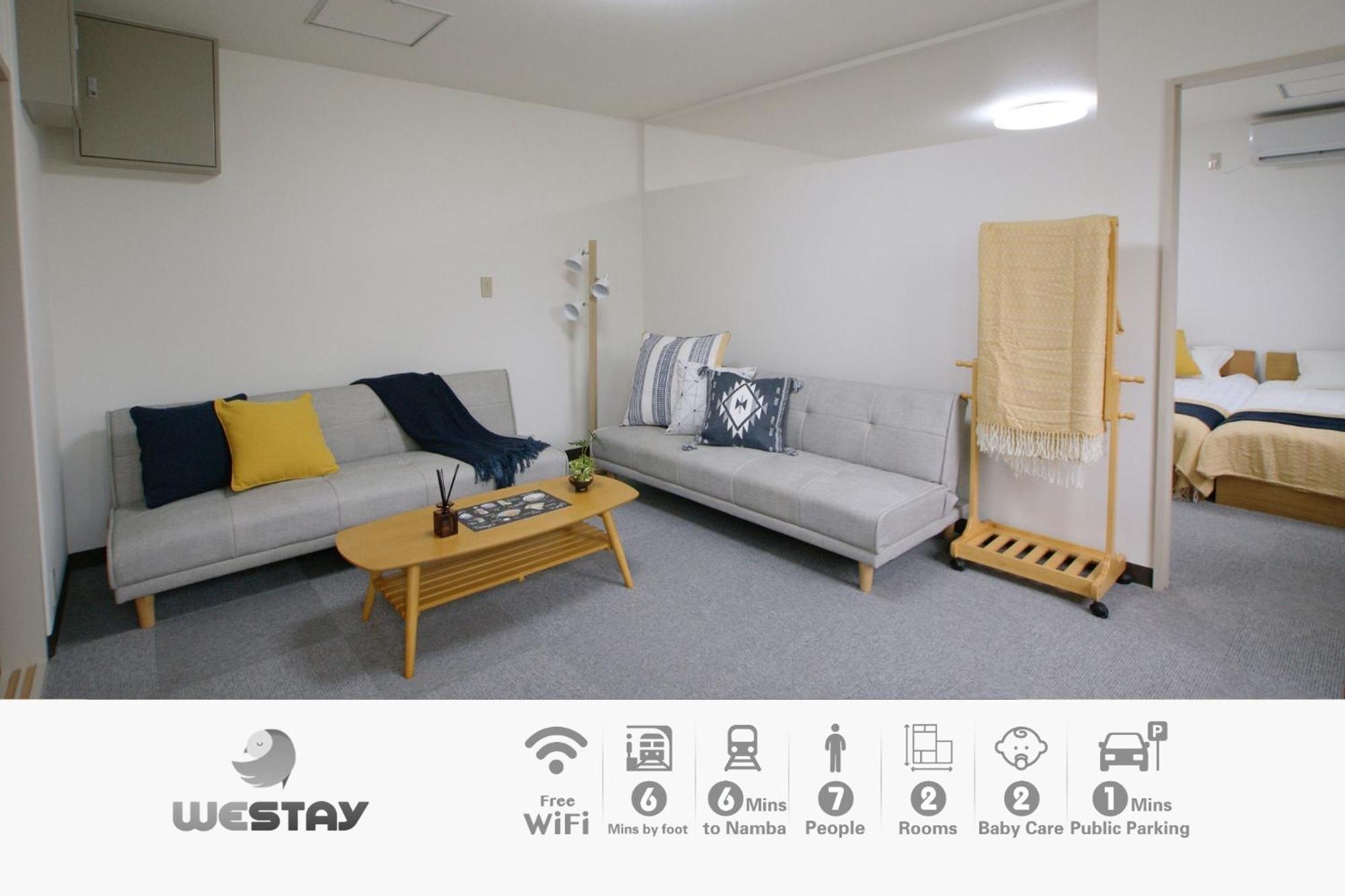 Osaka - Apartment / Vacation Stay 77621 Luaran gambar